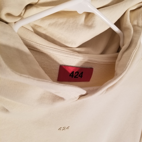 424 Hoodie Small Rubber Logo - Picture 1 of 4